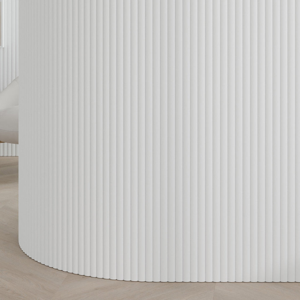 Ridge Paint-Ready Fluted Wall Panels (4 Panels)