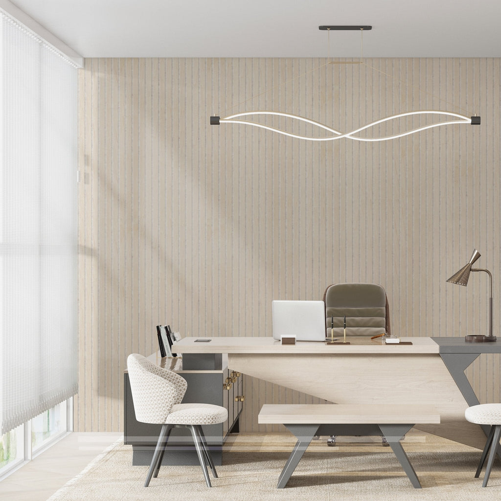 ULTRALIGHT Flexible Lightweight Maple Acoustic Wood Slat Wall Panels with Beige Felt Backing