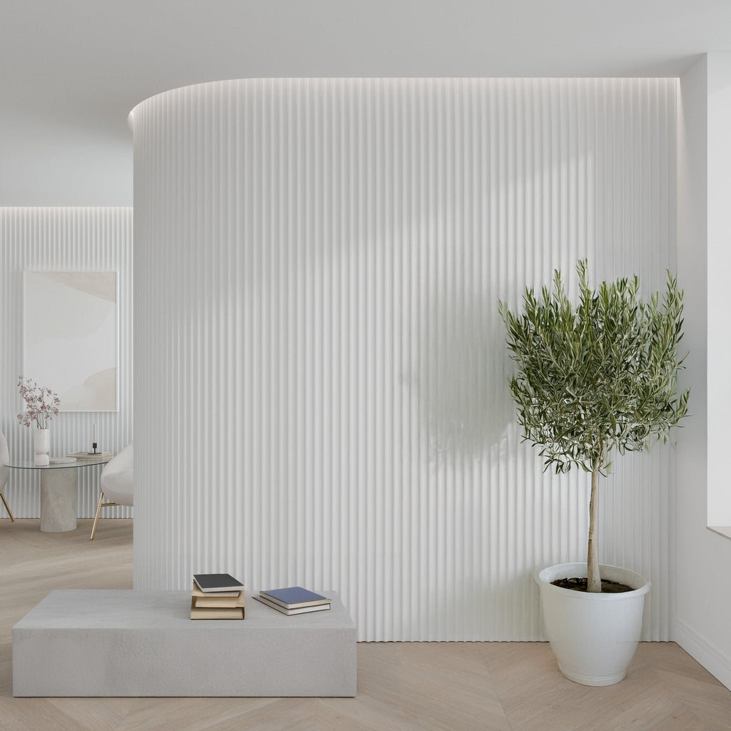 Valley Paint-Ready Fluted Wall Panels (4 Panels)