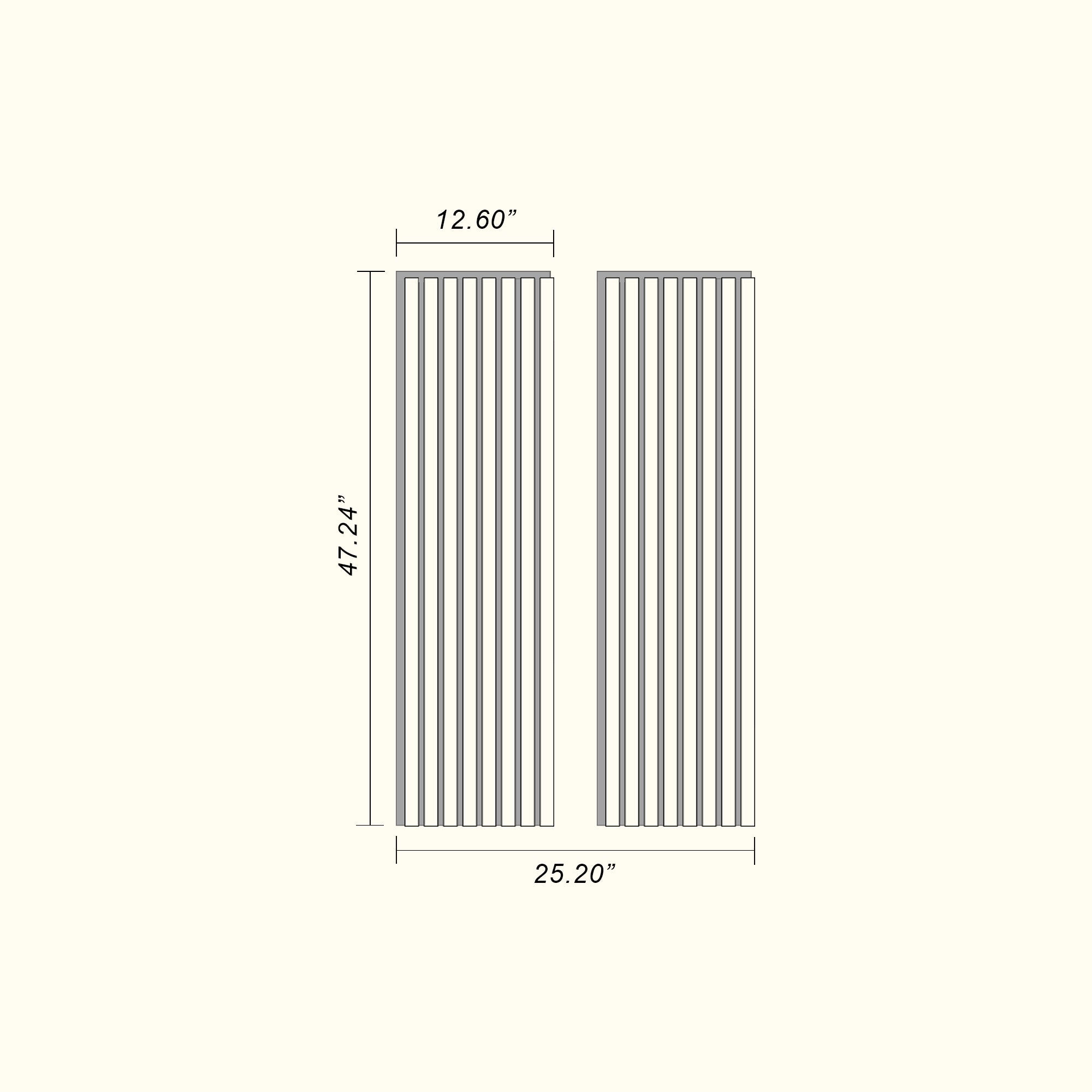 Natural Walnut Acoustic Wood Slat Wall Tiles with Black Felt Backing