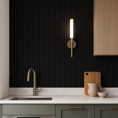 Slat Paint-Ready Fluted Wall Panels (4 Panels)