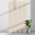 ULTRALIGHT Flexible Lightweight Maple Acoustic Wood Slat Wall Panels with Beige Felt Backing